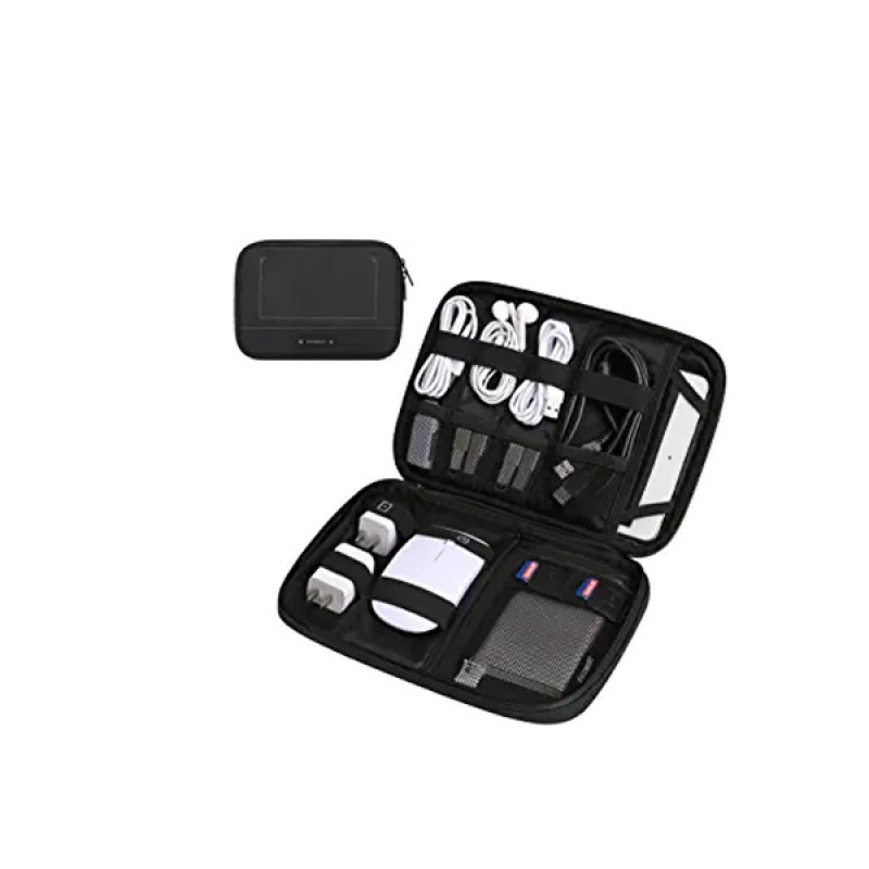 BAGSMART Electronic Organizer Travel Cable Organizer Electronics Accessories Cases for 7.9 inch iPad Mini, Cables, Chargers, USB, SD Card