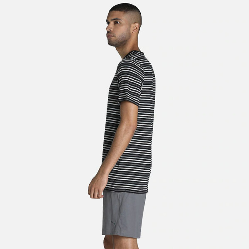 Men Basic T-Shirt & Shorts Set Night suit